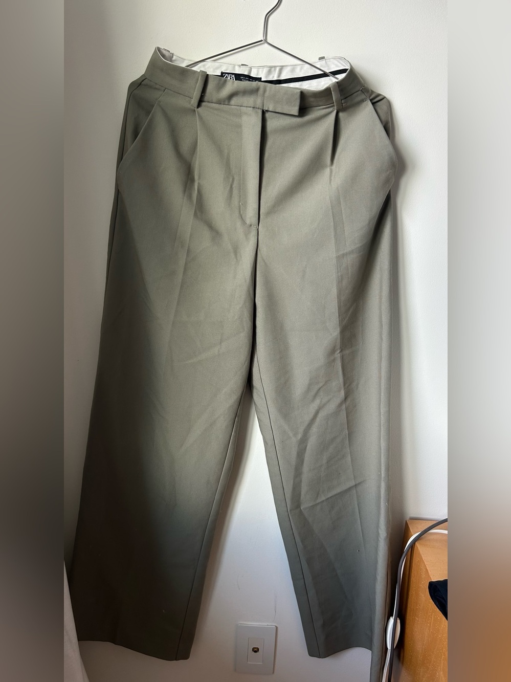 Womens Olive Green Dress Pants